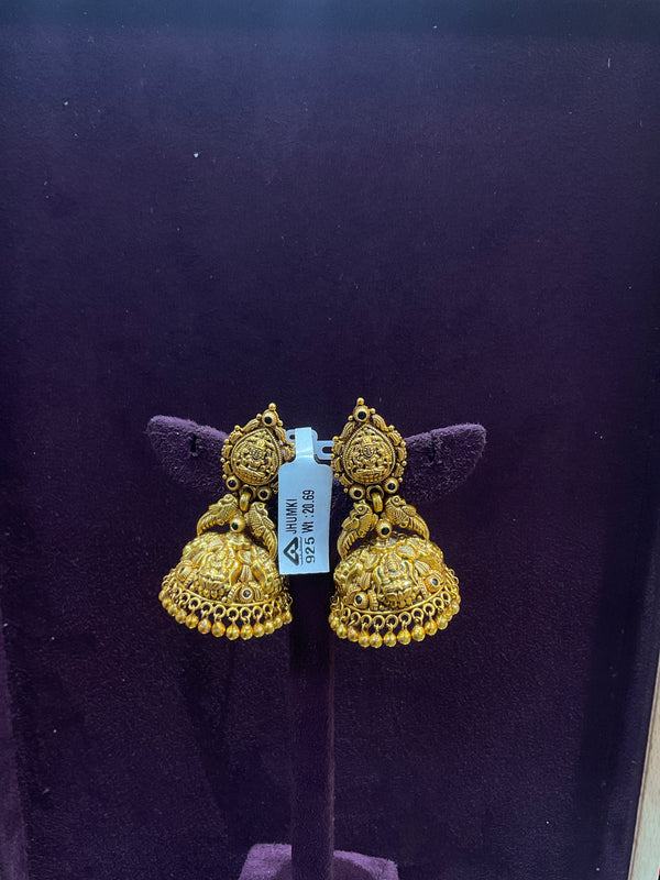 Silver jhumka 001